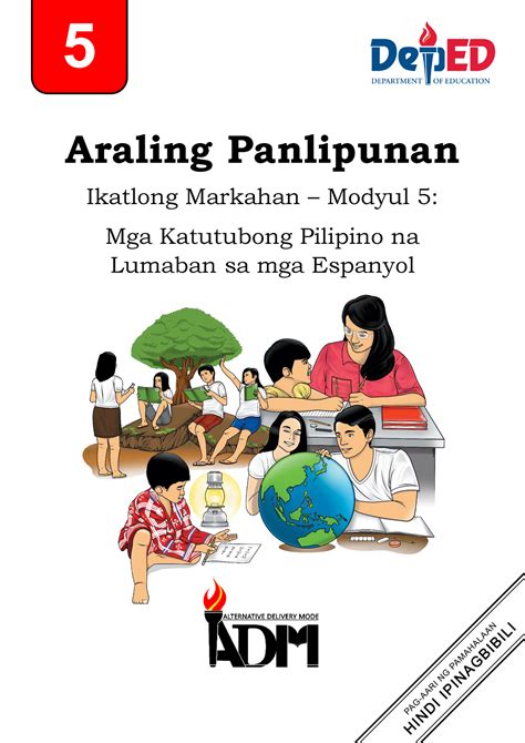 Araling panlipunan grade 5 module pdf